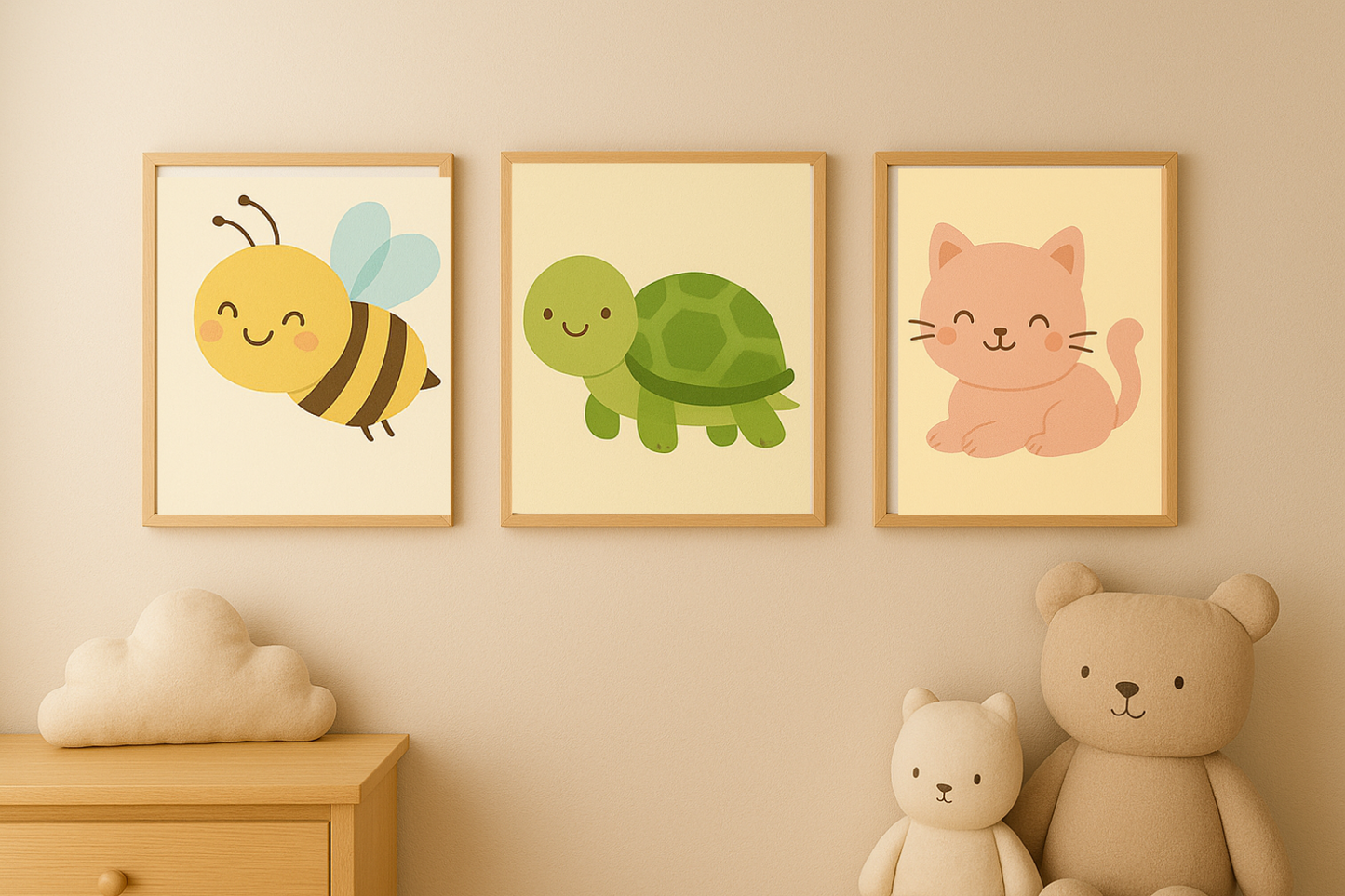 Mundo Colorido – Quadro Infantil Lúdico para Quartos Divertidos