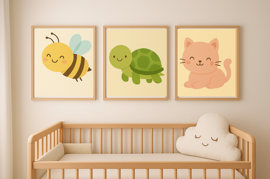 Mundo Colorido – Quadro Infantil Lúdico para Quartos Divertidos